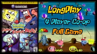 SpongeBob SquarePants: Lights, Camera, Pants! - Longplay (4 Player Co-op) Full Game Walkthrough