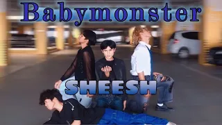[KPOP DANCE COVER] BABYMONSTER - ‘SHEESH’  DANCE COVER | 4 MEMBERS VERSION / MALE | FROM MYANMAR