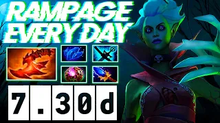 КАЖДЫЙ ДЕНЬ RAMPAGE ЕСЛИ ТЫ ПРОФЕТКА? 7.30 DEATH PROPHET DOTA 2