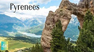 Pyrenees mountains, a beautiful journey with healing music