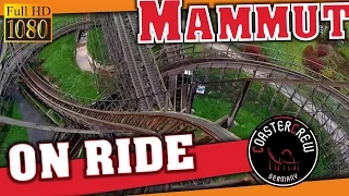 Mammut Wooden Roller Coaster by Cordes & Gerstlauer - POV fixed cam on ride @ Tripsdrill Germany