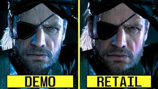 Metal Gear Solid V: Ground Zeroes 2013 Demo vs Retail PS4 Graphics Comparison