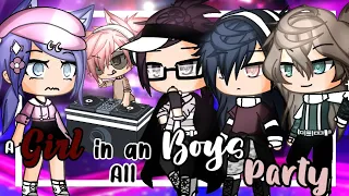 A Girl in an all Boys Party || GLMM || Gacha Life Mini Movie || ItzMilshy