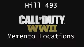 CoD: WWII | Memento Locations - Hill 493 | Collectibles