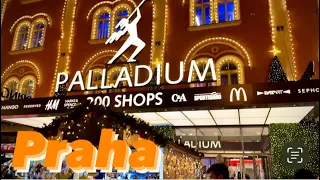 PALLADIUM PRAHA🇨🇿прогулка в крупном торговом центре в Праге🎄Вацлавская площадь🌟Чехия#praha