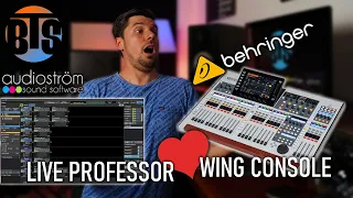 Bastis Bass Stunde: Connect Behringer WING to Audiostrom Live Professor