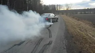 Bmw e34 535 burnout