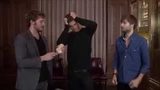 The Riot Club: Beer Pong with Sam Claflin, Max Irons, and Douglas Booth