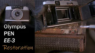 Restoration 50 Years Old Olympus Pen EE3 film camera - Part 2