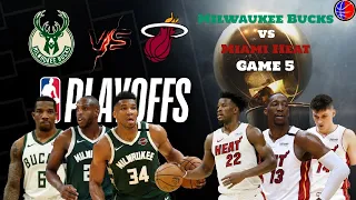 Miami Heat vs Milwaukee Bucks Full Game 5 Highlights | Sept 8 | NBA Playoffs