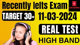 {FAST} IELTS LISTENING PRACTICE TEST 2024 WITH ANSWERS , ||  MCQ IELTS LISTENING TEST  11-03-2024