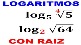 Propiedades de los logaritmos, Logaritmo de una raiz