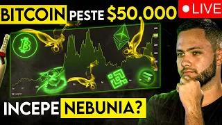 🔴LIVE~BITCOIN PESTE 50,000$ MOR "ECONOMISTII" DE CIUDA! CAND ALTCOINSEASON?