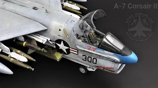 A-7 Corsair II 1/48 Scale Model aircraft build video