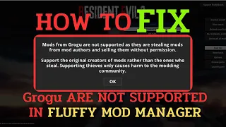 [ HOW TO FIX ] mods from Grogu are not supported in fluffy mod manager