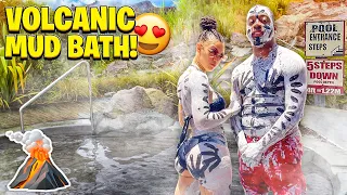 VOLCANIC MUD BATH IN ST. LUCIA WITH THE PRINCE FAMILY ❤️