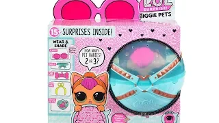 LOL Surprise Biggie Pets Neon Kitty Ultra Rare Unboxing Toy Review 15 Surprises Inside