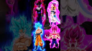 who is strongest[seraphim goku and true demon vegito vs true demon vegeta and nephilim gogeta]