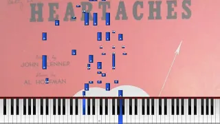 Heartaches (Synthesia Piano Tutorial)