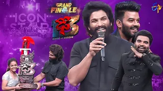 Best of Dhee Finals | 11th January 2023 | Allu Arjun, Sudigaali Sudheer, Hyper Aadi, Rashmi | ETV