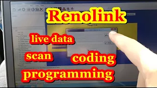 OBDLink SX and Renolink used for Scanning and deleting Errors. Coding, Programming and Live Data