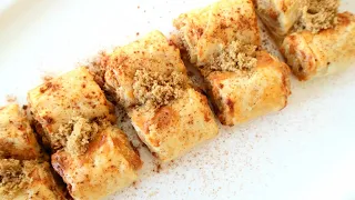 Cinnamon Sugar Cheese Phyllo Puffs