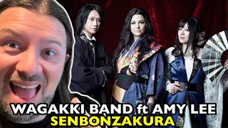 WAGAKKI BAND ft  AMY LEE Senbonzakura LIVE | REACTION