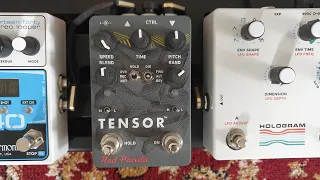 Red Panda Tensor effects pedal in action (31/5/24)