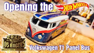 OPENING the 2020 Hot Wheels Convention EXCLUSIVE Volkswagen T1 Panel Bus (with Showcase