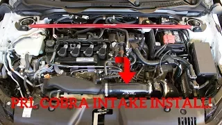 PRL Cobra Intake Install 2017 Honda Civic Si