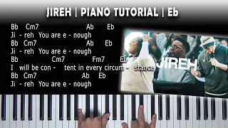Jireh | Piano Tutorial | Eb