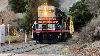 Niles Canyon Railway Train of Lights 12/23/2023 [4K]