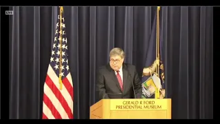 AG Barr Delivers a Speech at the Gerald R. Ford Presidential Museum