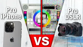 iPhone 14 Pro vs Professional DSLR  -  Performance Compared (Low Light)