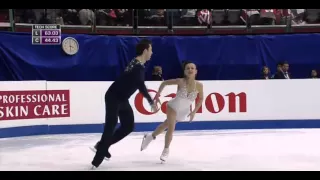 Lubov ILIUSHECHKINA / Dylan MOSCOVITCH (CAN), free program, SP, Four Continents Championship, 2016