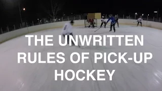 The unwritten rules of pick-up hockey