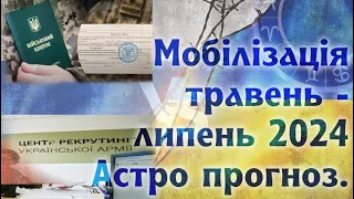 Мобілізація травень-літо 2024. Астрологічний прогноз.