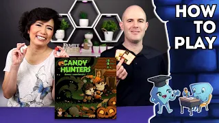 Candy Hunters - How to Play Board Game. With Stella and Tarrant