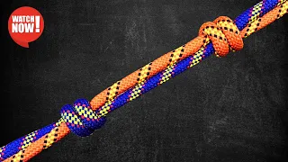 Easily Connect 2 Ropes Together! | Adjustable Knot