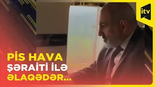 Paşinyan helikopterinin təcili eniş etməsinə münasibət bildirib