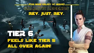 Tier 6 -  Rey Galactic Legend Event | SWGOH