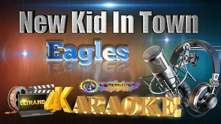 New Kid In Town - EAGLES - HD KARAOKE 🎤🎶