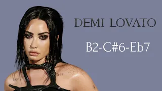 Demi Lovato Vocal Range Updated (B2-C#6-Eb7)