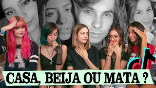 Casa, Beija ou mata TIKTOKERS? ft. Blue, Gabrielle Maia, Belle e Ayla || Valentina Schulz