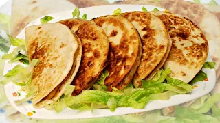 Crispy Potato quesadilla , Cheese Potato Tacos| Mashed Potato Quesadilla| by Syrian Recipes.