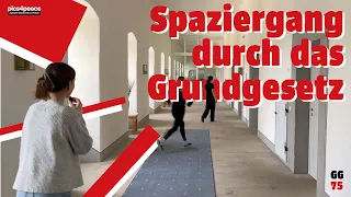 Meine Rechte beim Kloster Walk I Spaziergang durchs Grundgesetz. pics4peace  - Schillergymnasium Hof