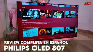 Review Philips OLED 807: panel OLED EVO y Ambilight para crear un televisor único