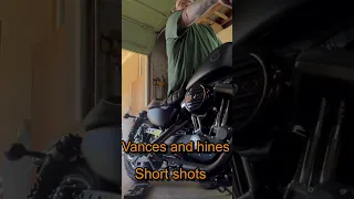 Harley Davidson stock exhaust vs Vance and Hines short shots