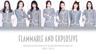 Youth With You (青春有你2) - Flammable and Explosive (易燃易爆炸) Lyrics 歌词 (Chinese/Pin Yin)