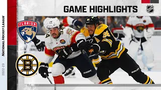 Panthers @ Bruins 10/17 | NHL Highlights 2022